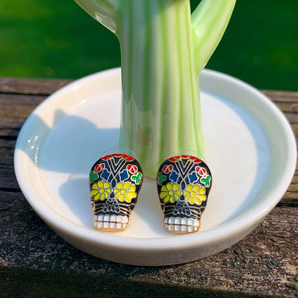 Day of the Dead Skull Earrings